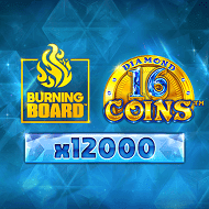 16 Coins Diamond Burning Board