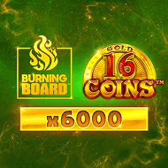 16 Coins Gold Burning Board